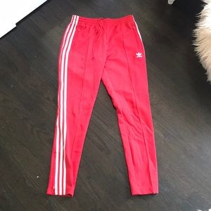 Red Adidas Pants